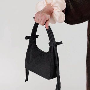 Baggu x Sandy Liang Mini Bow Bag - Black